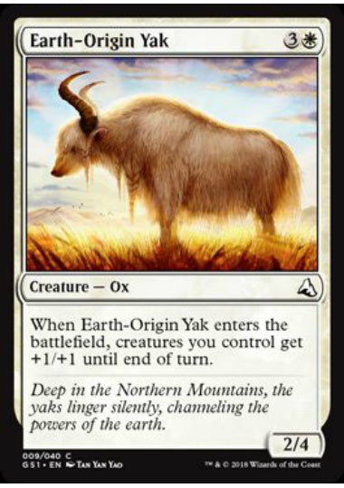 (英)Earth-Origin Yak 【GS1】 No.009