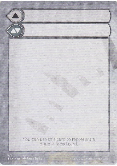 (英)モードを持つ両面カードの補助カード / Modal Double-Faced Card Helper【STX-MDFC】 No.001
