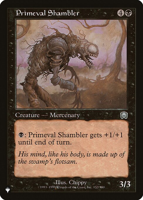 (英)原始のシャンブラー / Primeval Shambler【MMQ】 PWシンボル付き再販 No.152