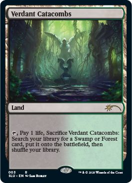 (英)新緑の地下墓地 / Verdant Catacombs【SLU】 The Enemy Fetch Lands No.003