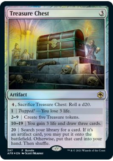(英)【Foil】宝箱 / Treasure Chest【AFR】バンドルプロモ No.397