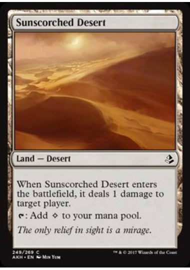(英)陽焼けした砂漠 / Sunscorched Desert【AKH】 No.249
