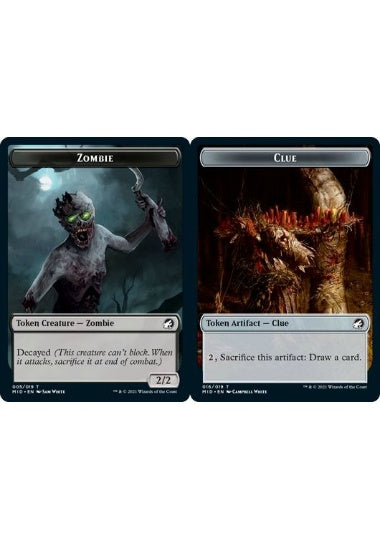 (英)ゾンビトークン / Zombie Token No.005 - 手掛かりトークン / Clue Token【MIC-TOKEN】 No.016