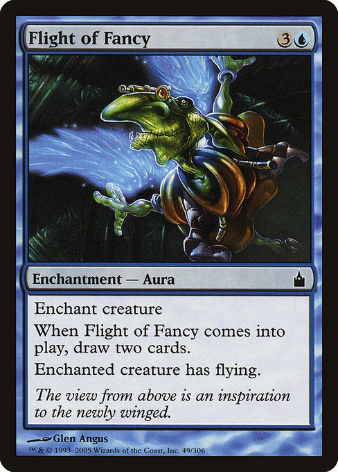 (英)【Foil】空想の飛行 / Flight of Fancy【RAV】 No.049