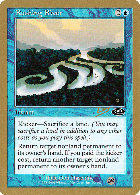 (英)急流 / Rushing River【WC02】 World Championship Decks 2002 Raphael Levy サイドボード 金枠 No.031