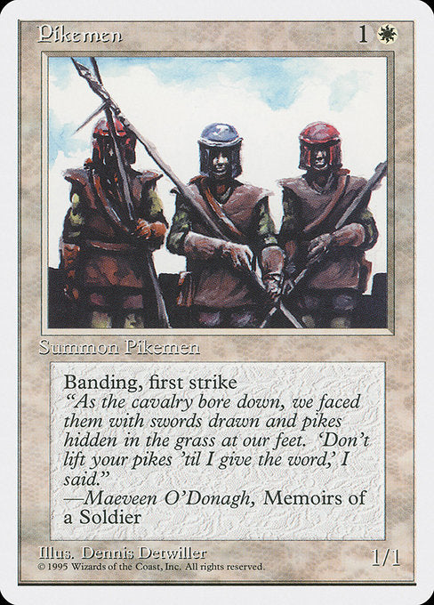(英)長槍兵 / Pikemen【4ED】 No.042
