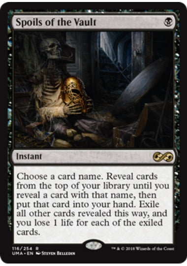 (英)【Foil】大霊堂の戦利品 / Spoils of the Vault【UMA】 No.116
