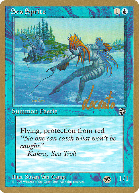 (英)シー・スプライト / Sea Sprite【PTC】 ProTour NewYork Decks 1996 Michael Loconto サイドボード 金枠 No.079