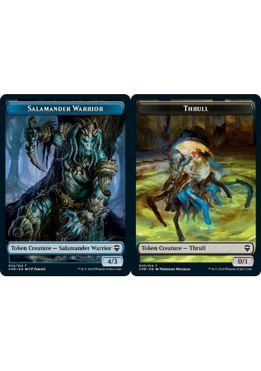 (英)【Foil】サラマンダー・戦士トークン / Salamander Warrior TokenNo.004 - スラルトークン / Thrull Token【CMR-TOKEN】 No.005