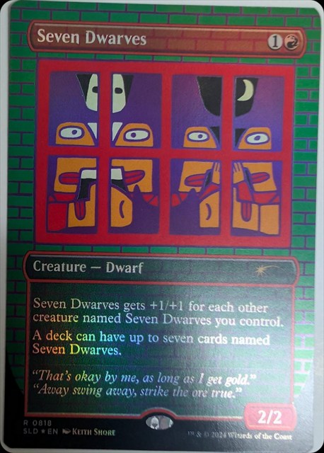 (英)【Foil】七人の小人 / Seven Dwarves【SLD】 No.818