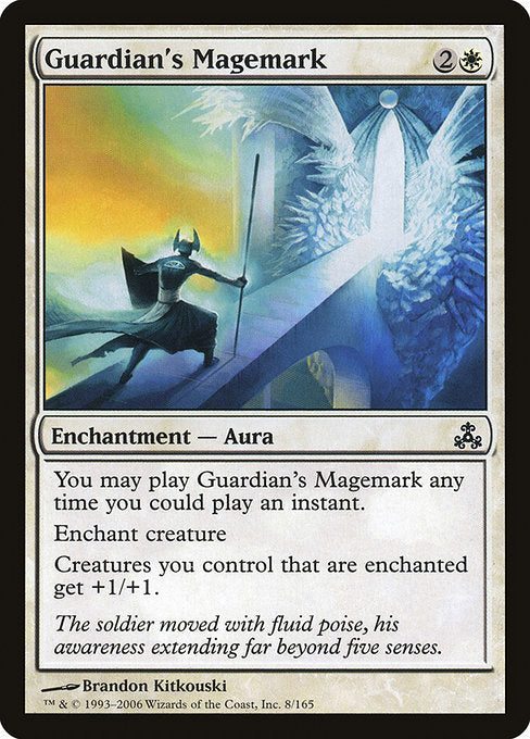 (英)【Foil】守護者の魔法印 / Guardian's Magemark【GPT】 No.008
