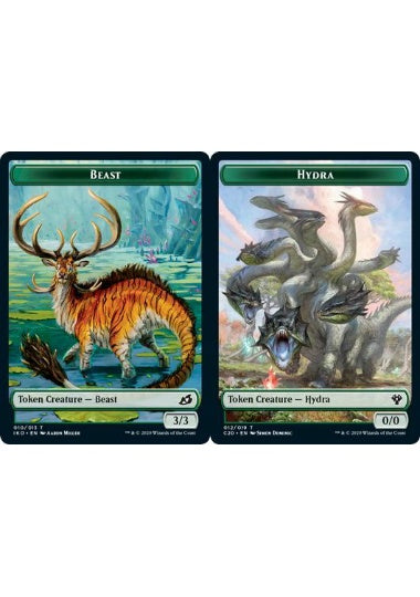 (英)ビーストトークン / Beast Token No.010 - ハイドラトークン / Hydra Token【C20-TOKEN】 No.012
