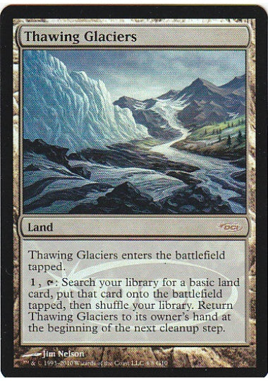 (英)【Foil】Thawing Glaciers【PRM】ジャッジ褒賞 No.003