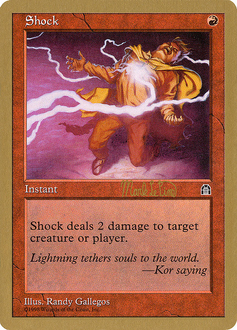 (英)ショック / Shock【WC99】 World Championship Decks 1999 Mark Le Pine 金枠 No.037