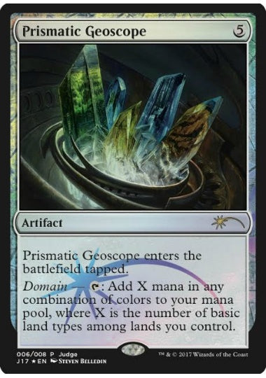 (英)【Foil】虹色の大地鏡 / Prismatic Geoscope【PRM】ジャッジ褒賞 No.076