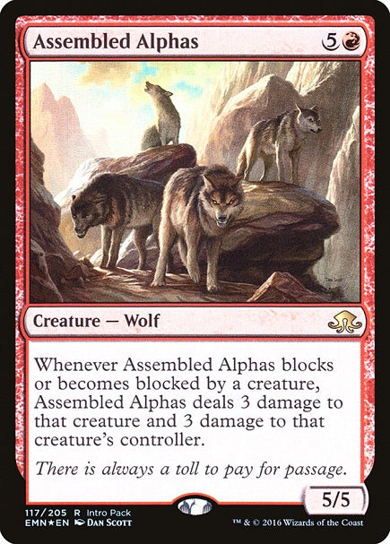 (英)【Foil】集合した頭目 / Assembled Alphas【EMN】エントリーセットプロモ No.102