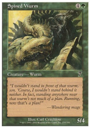 (英)針刺ワーム / Spined Wurm【7ED】 No.270