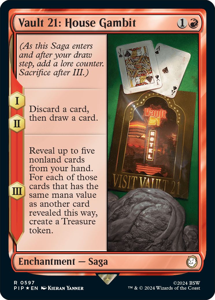 (英)【Surge-Foil】Vault 21：ギャンブラーの楽園 / Vault 21: House Gambit【PIP】 No.0597