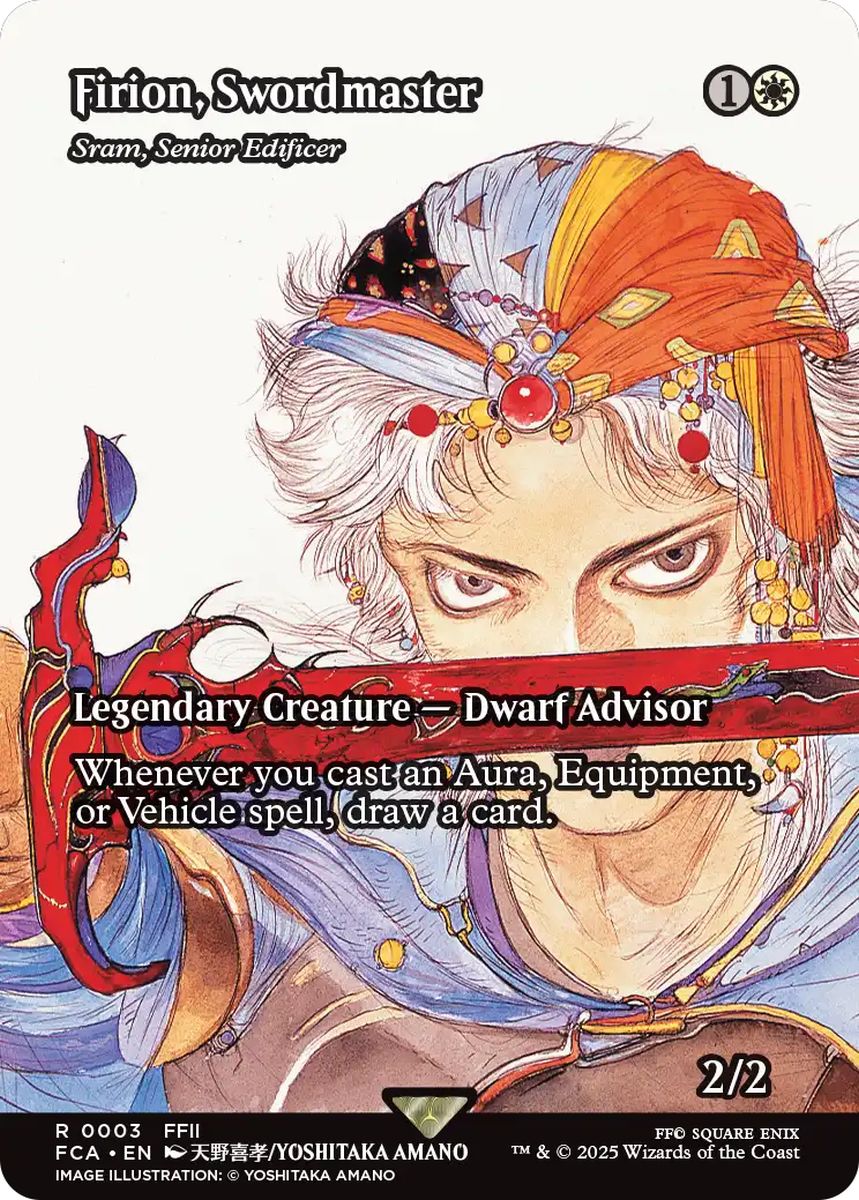 (英)剣士、フリオニール / Firion, Swordmaster[上級建設官、スラム / Sram, Senior Edificer] ★ショーケース枠★(FINAL FANTASY・継承史カード) 【FCA】 No.003