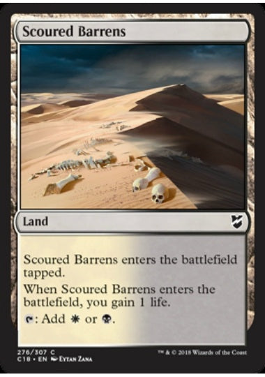 (英)磨かれたやせ地 / Scoured Barrens【C18】 No.276