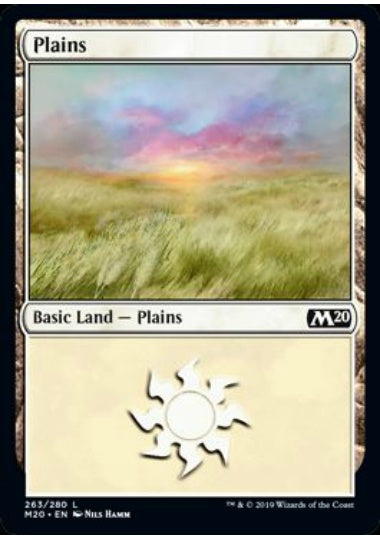 (英)【Foil】平地 / Plains【M20】 No.263