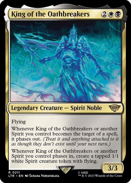 (英)【Foil】誓言破りし者の王 / King of the Oathbreakers【LTR】 No.211