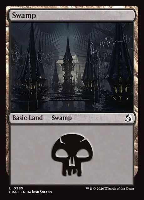 (英)【Foil】沼 / Swamp【FRA】 No.285