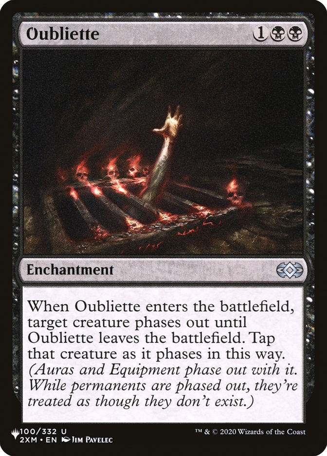 (英)土牢 / Oubliette【2XM】 PWシンボル付き再販 No.100