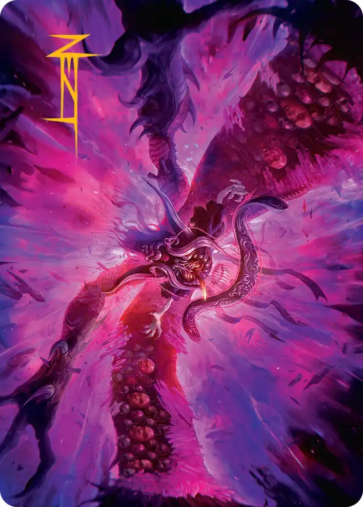 (日)最古の魔道士、ハーデス / Hades, Sorcerer of Eld【FIN】 アート・カード 【箔押し】 No.012 ※トーナメントで使用することはできません。