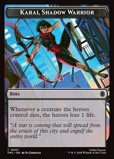 (英)Karai, Shadow Warrior 【TMC-TOKEN】 No.007
