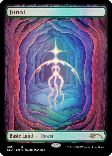 (英)【Foil】森 / Forest【SLD】The Astrology Lands: Sagittarius No.395