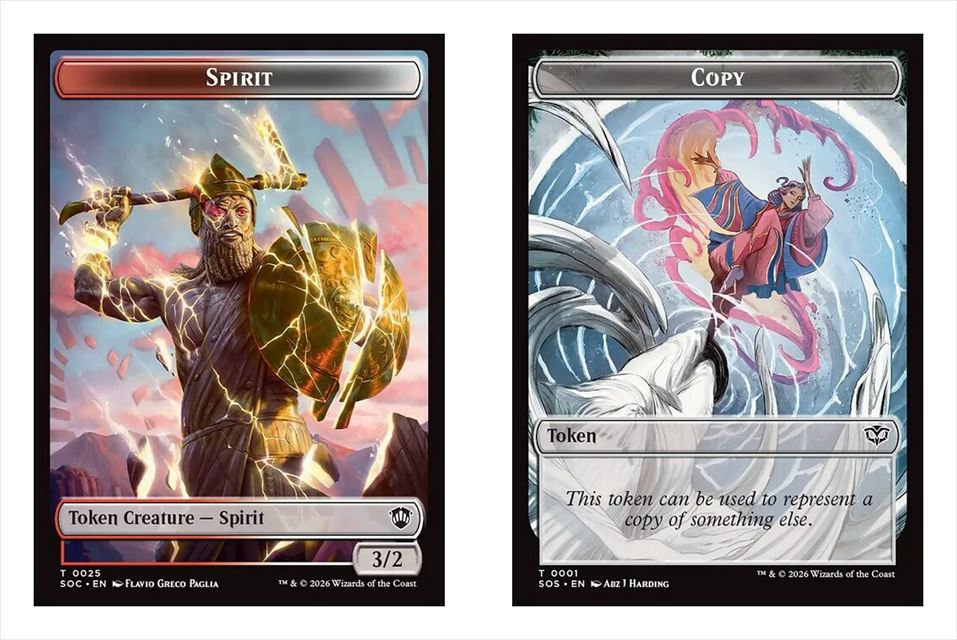 (英)スピリットトークン / Spirit Token No.025 - コピートークン / Copy Token No.001【SOC-TOKEN】 No.020
