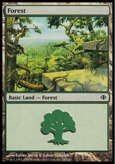 (英)【Foil】森 / Forest【ALA】 No.247
