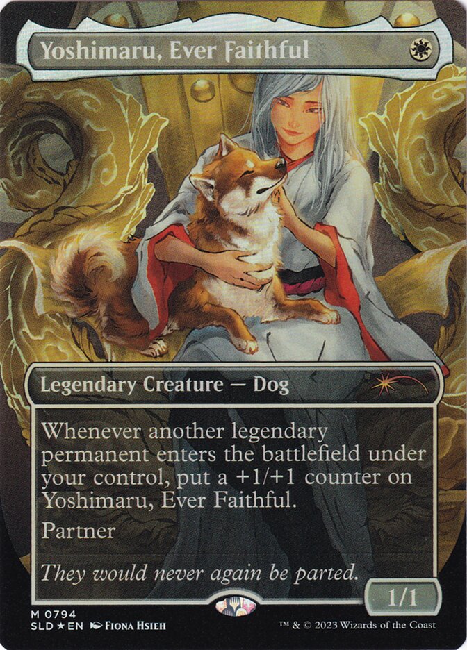 (英)【Foil】永久忠義の義丸 / Yoshimaru, Ever Faithful【SLD】Secret Lair Commander Deck: Raining Cats and Dogs No.794
