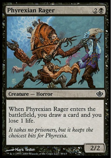 (英)ファイレクシアの憤怒鬼 / Phyrexian Rager【GVSL】 No.039