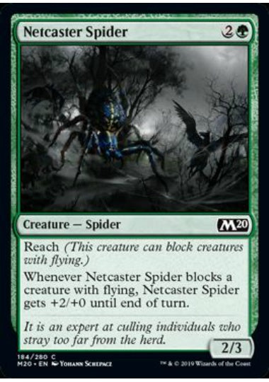 (英)【Foil】網投げ蜘蛛 / Netcaster Spider【M20】 No.184