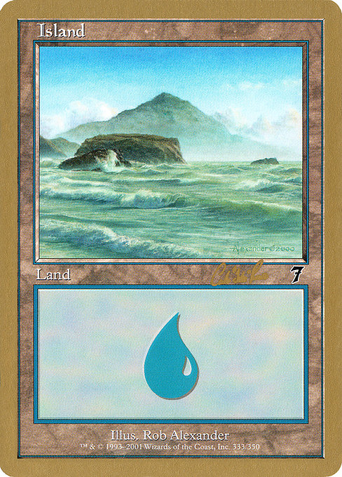 (英)島 / Island【WC02】 World Championship Decks 2002 Carlos Romao 金枠 No.093