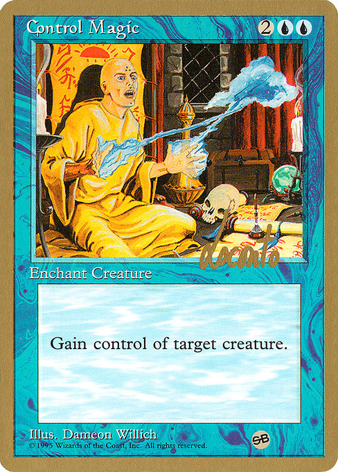(英)支配魔法 / Control Magic【PTC】 ProTour NewYork Decks 1996 Michael Loconto サイドボード 金枠 No.069