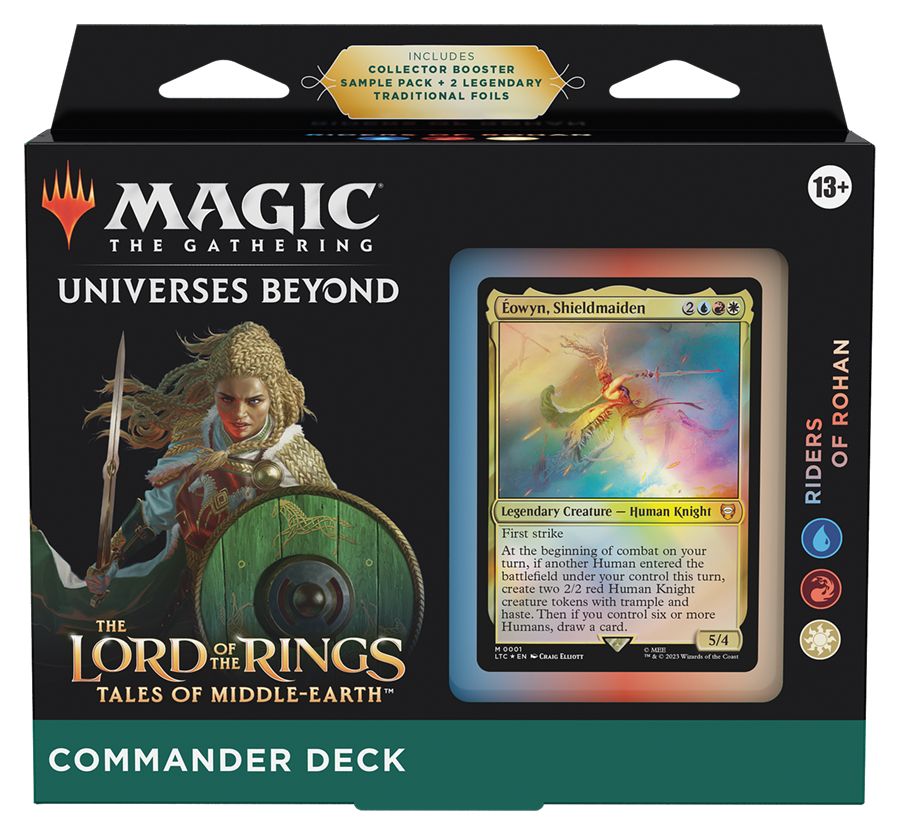 (英)指輪物語：中つ国の伝承 統率者デッキ「ローハンの乗り手」 / The Lord of the Rings: Tales of Middle-earth Commander Deck "Riders of Rohan"【BOX】 ※発送方法は「ゆうパック」を選択してください。