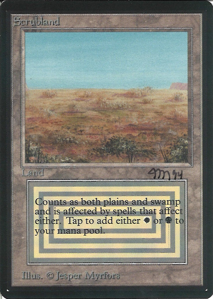 (英)Scrubland【BETA】 No.282 サイン入り [委託販売品]