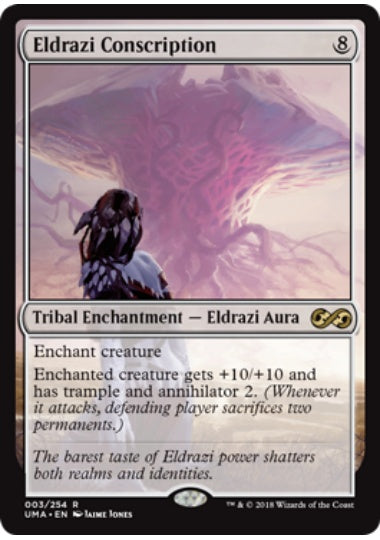 (英)【Foil】エルドラージの徴兵 / Eldrazi Conscription【UMA】 No.003