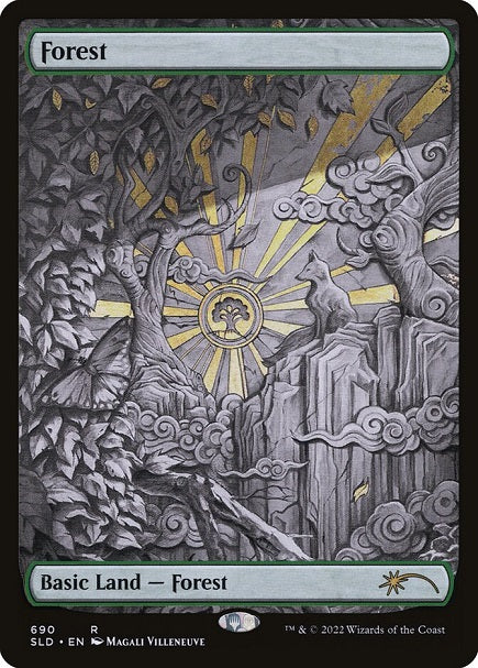 (英)【Foil】森 / Forest【SLD】Artist Series: Magali Villeneuve No.690