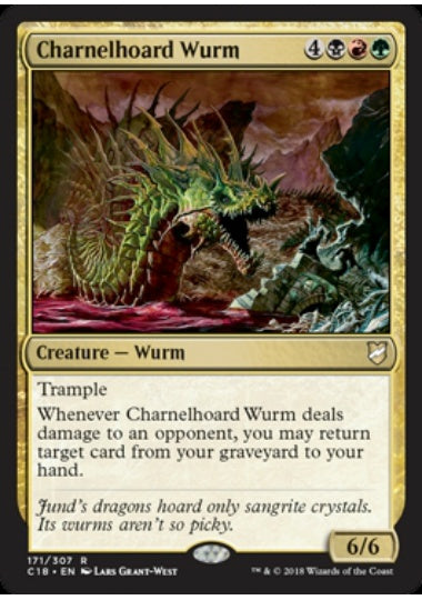 (英)納骨蔵のワーム / Charnelhoard Wurm【C18】 No.171