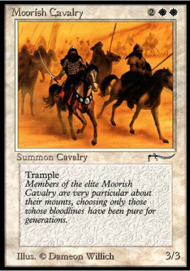 (英)ムーア人の騎兵 / Moorish Cavalry【ARN】 (コスト黒塗り) No.007D