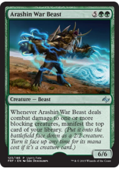 (英)アラシンの軍獣 / Arashin War Beast【FRF】 ウギンの運命 プレリリースプロモ No.123