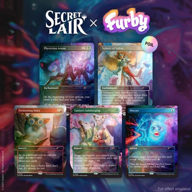 (英)Secret Lair x Furby: The Gathering Foil Edition 【BOX】 ※発送方法は「ゆうパック」を選択してください。