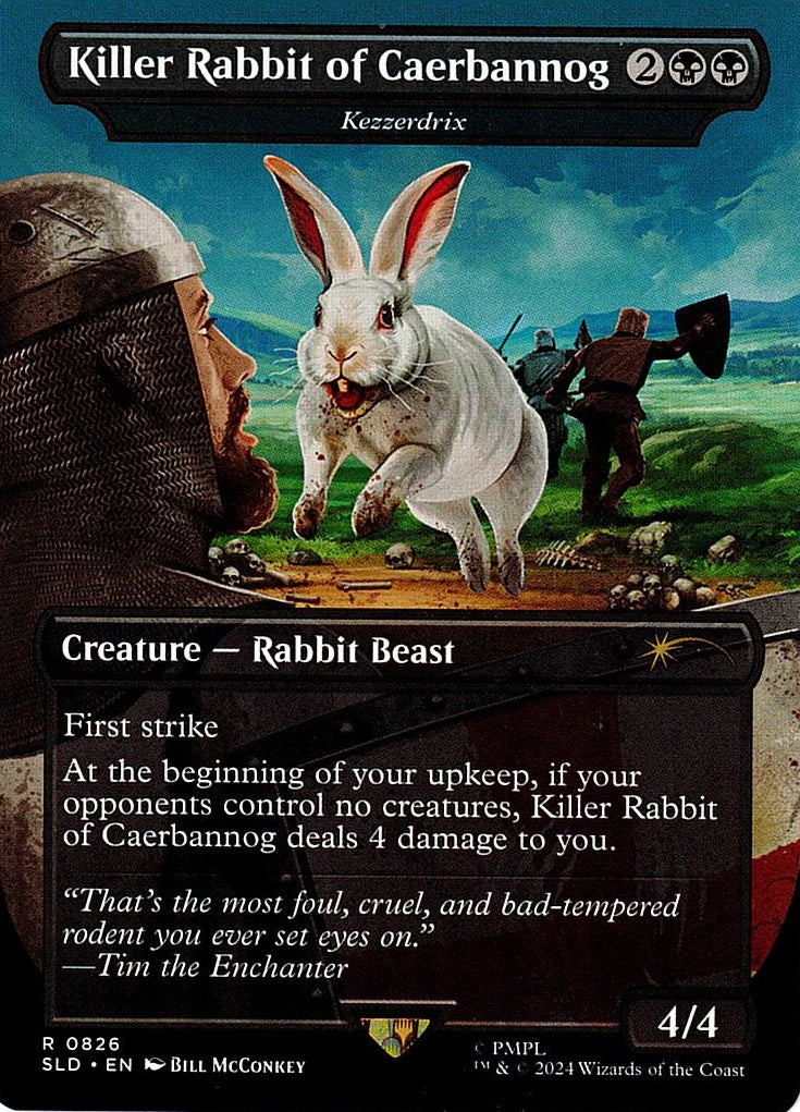 (英)Killer Rabbit of Caerbannog[ケザードリックス / Kezzerdrix]【SLD】 Secret Lair x Monty Python and the Holy Grail: Vol. 2 No.826